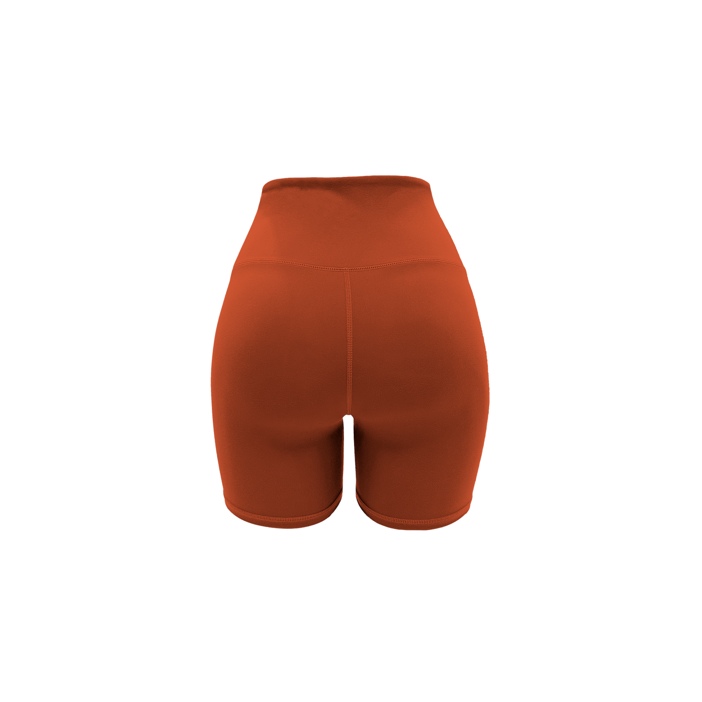 Bikershorts mit hoher Taille, 18 cm, Bernstein