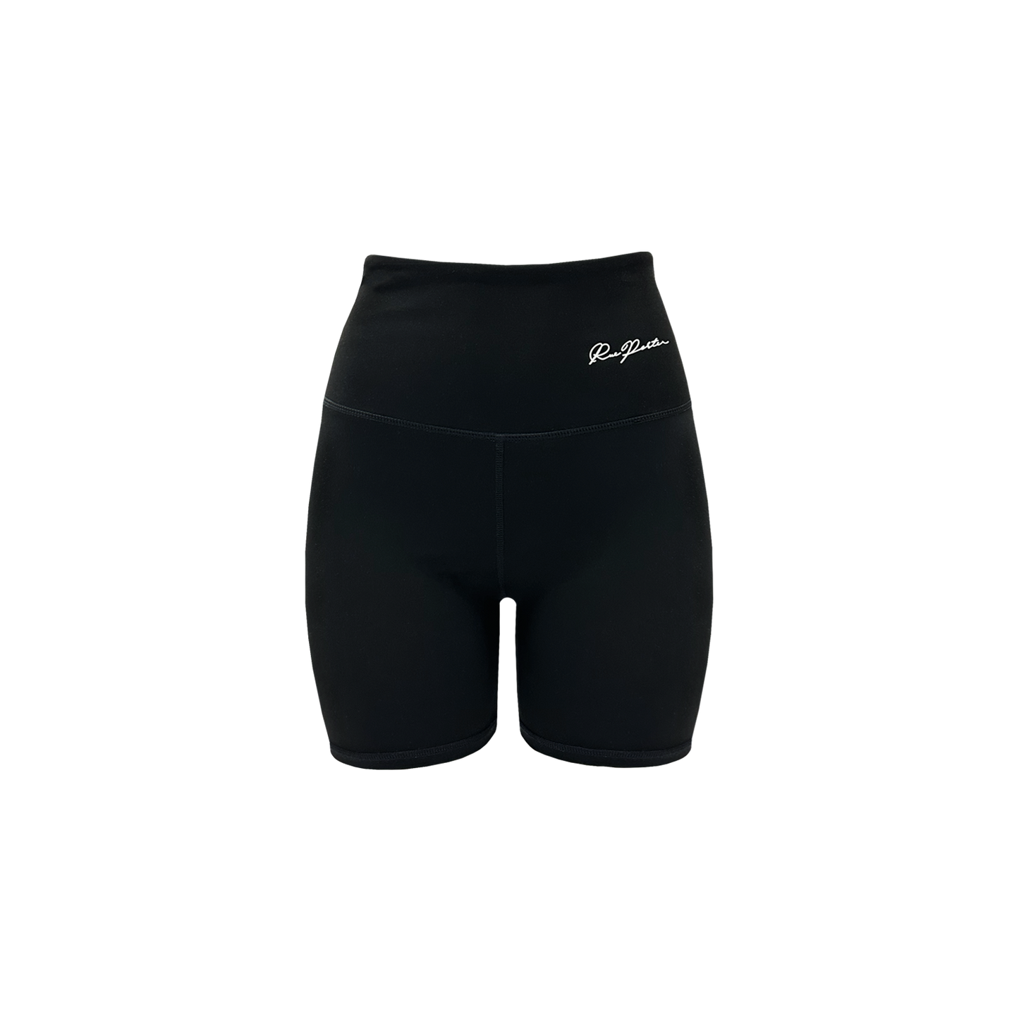 BIKERSHORTS MIT HOHER TAILLE, 7" – SCHWARZ