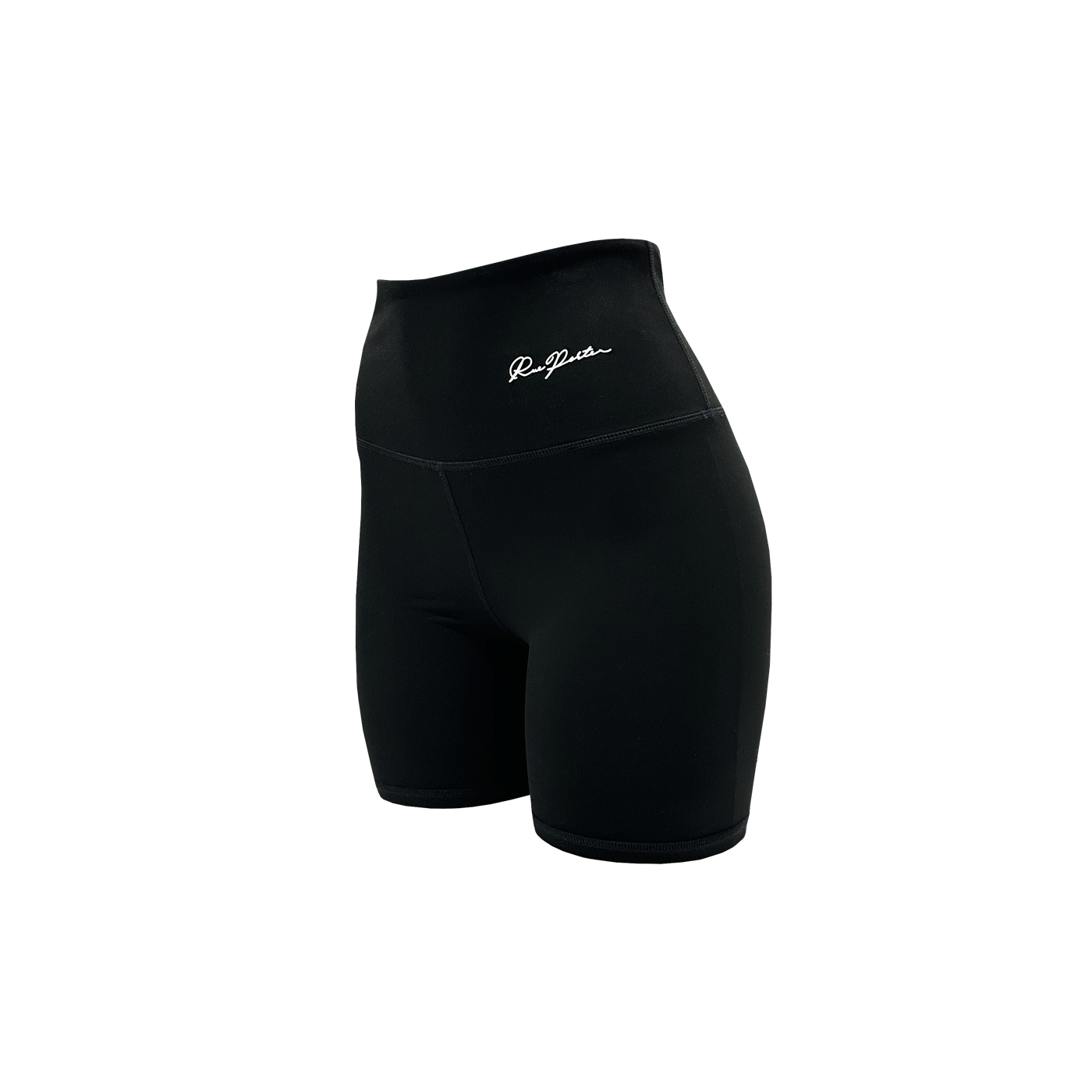 BIKERSHORTS MIT HOHER TAILLE, 7" – SCHWARZ