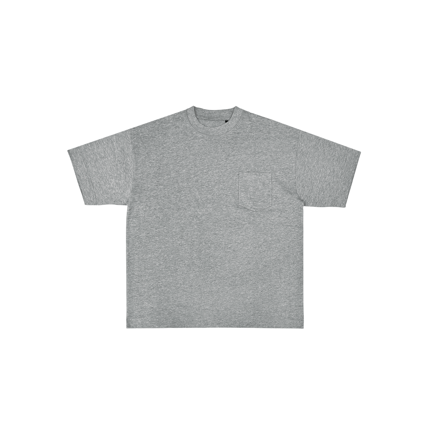 CLASSIC POCKET TEE - HEATHER GREY