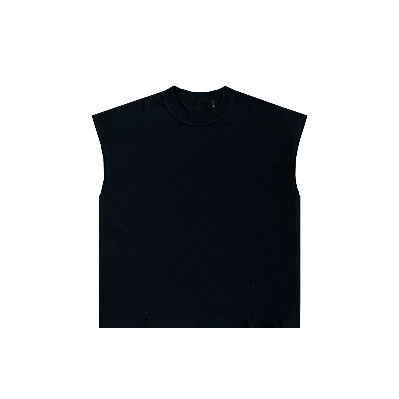 (VORBESTELLUNG) CUTOFF LUXUS-T-SHIRT – SCHWARZ