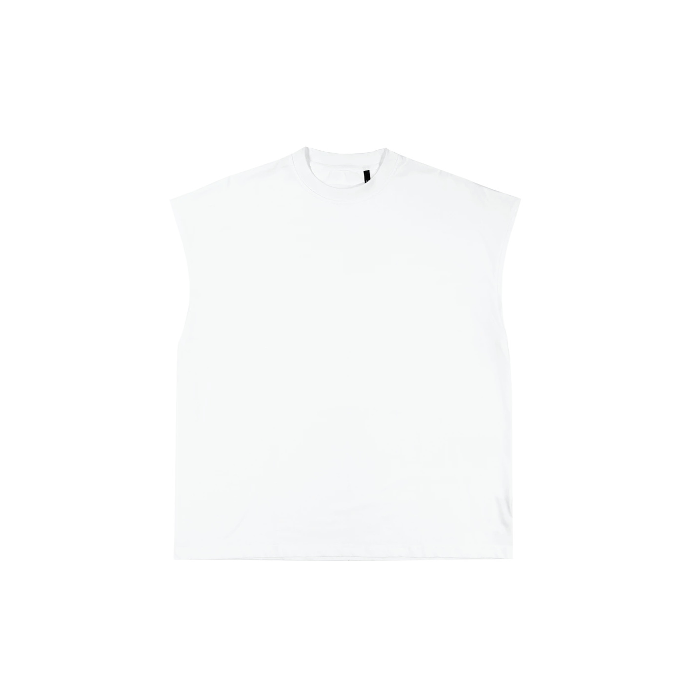 CUTOFF LUXURY TEE - WHITE