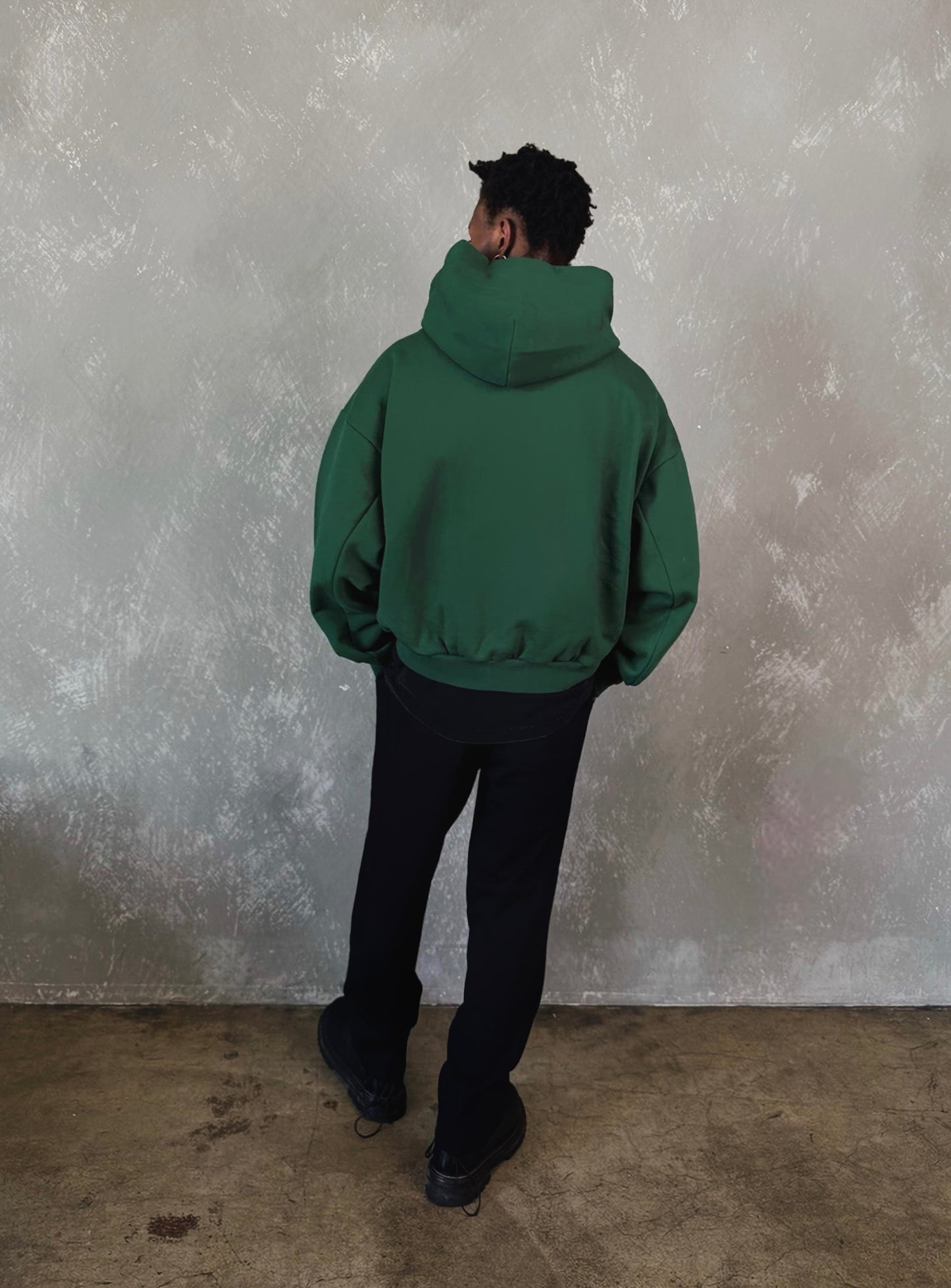 MADE IN ITALY | TIER-ONE PRIMEWEIGHT DESIGNER HOODIE - RACING GREEN