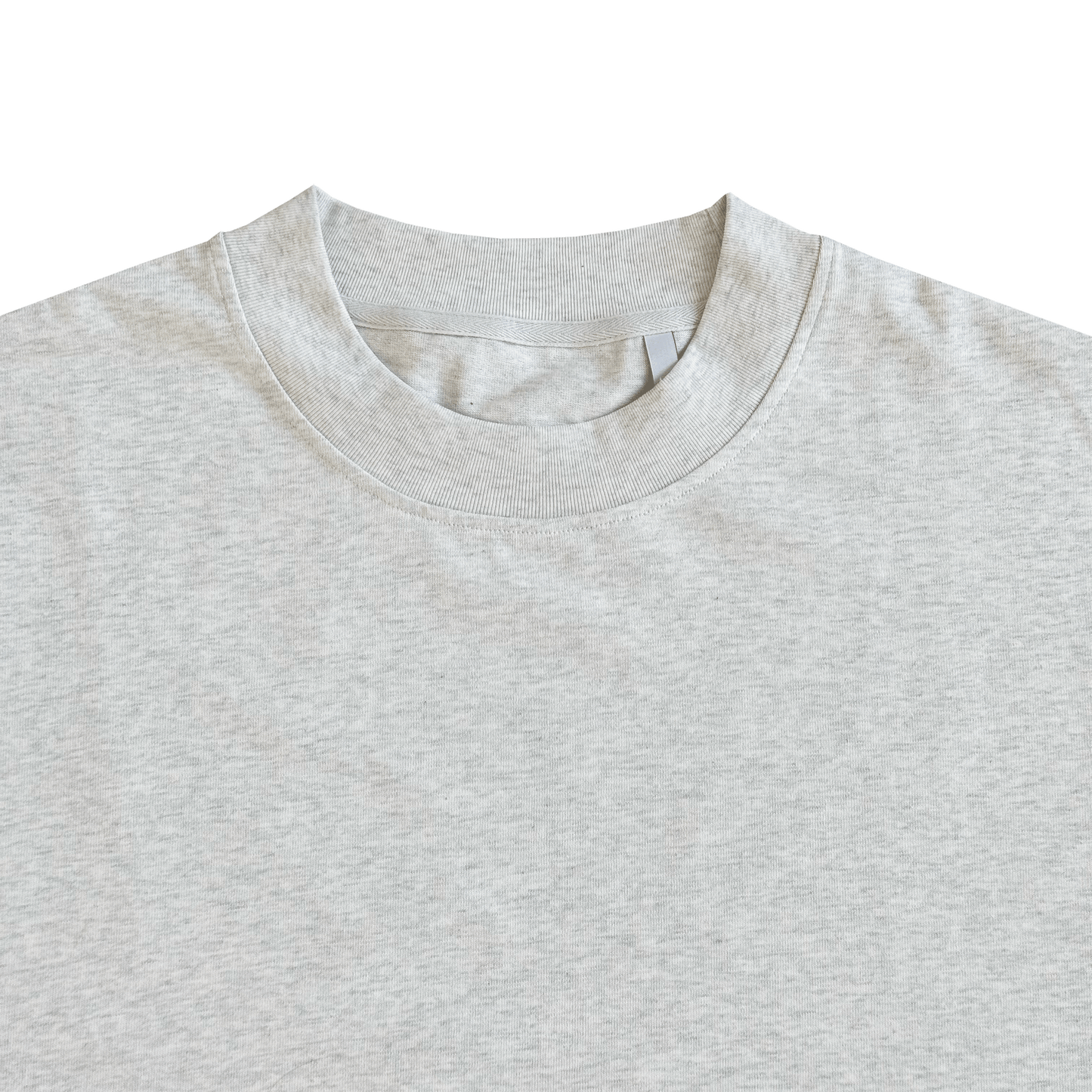 MADE IN ITALY | DESIGNER TEE 305GSM - ASH HEATHER
