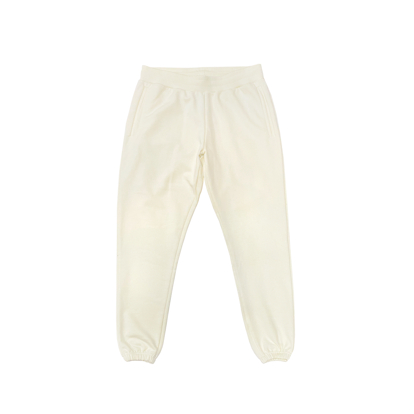 FRENCH TERRY SWEATPANTS - CREAM