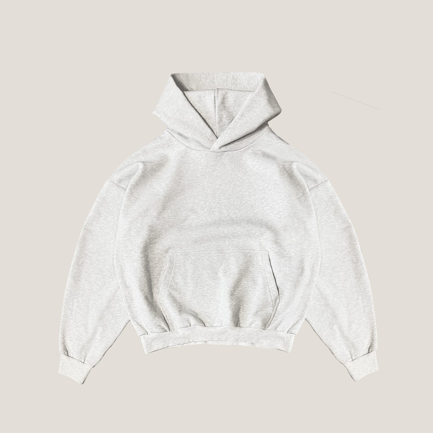 MADE IN ITALY | TIER-ONE PRIMEWEIGHT DESIGNER HOODIE - ASH HEATHER
