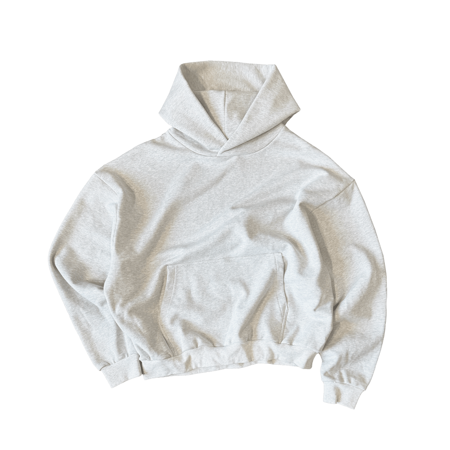 MADE IN ITALY | TIER-ONE PRIMEWEIGHT DESIGNER HOODIE - ASH HEATHER