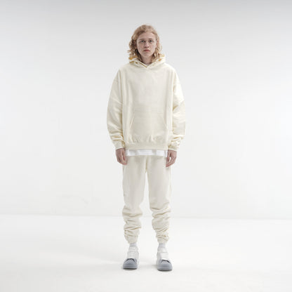 FRENCH TERRY TRAININGSHOSE - CREME
