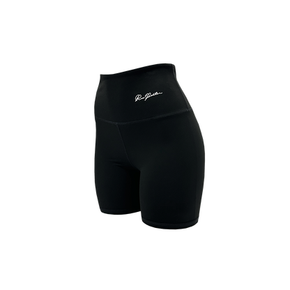 BIKERSHORTS MIT HOHER TAILLE, 7" – SCHWARZ