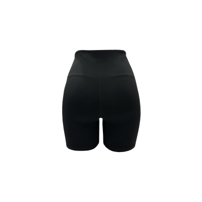BIKERSHORTS MIT HOHER TAILLE, 7" – SCHWARZ