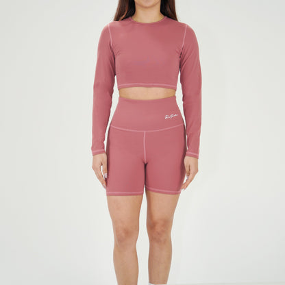 BIKERSHORTS MIT HOHER TAILLE, 7" – LIPPENSTIFT