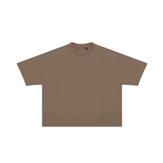 MENS CROPPED BOXY LUXURY TEE - ARABICA [RP29]