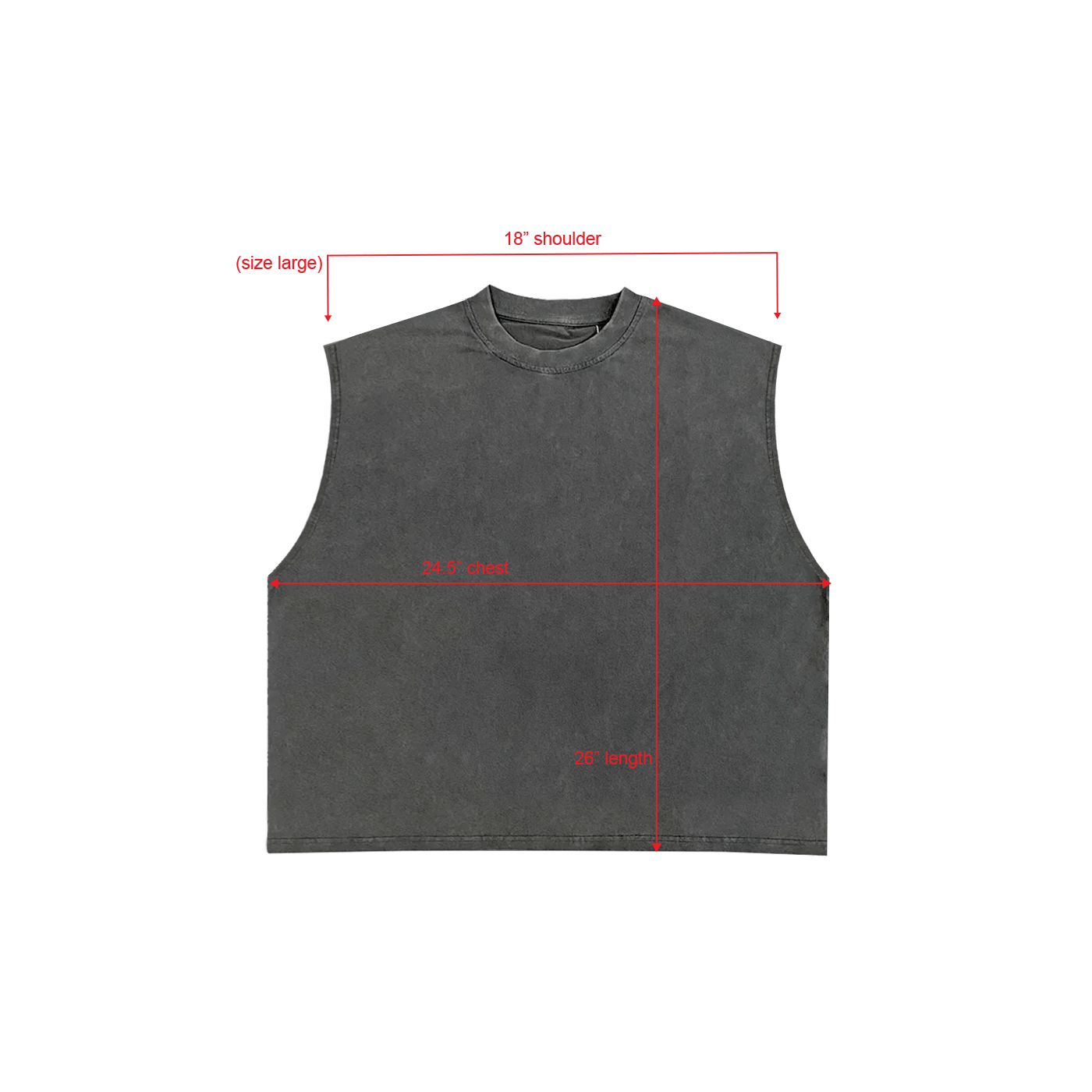 (PREORDER) CROPPED BOXY TANK - VINTAGE