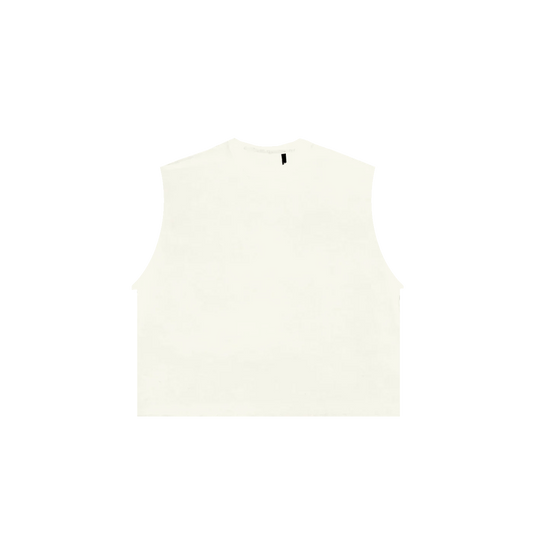 (PREORDER) RPX | CROPPED BOXY TANK - CREAM