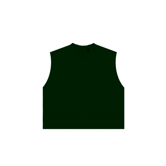 (PREORDER) RPX | CROPPED BOXY TANK - DARK GREEN
