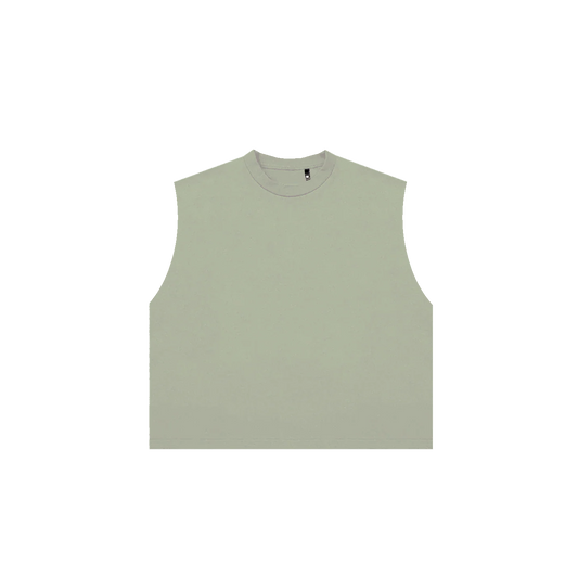 (PREORDER) RPX | CROPPED BOXY TANK - MOSS