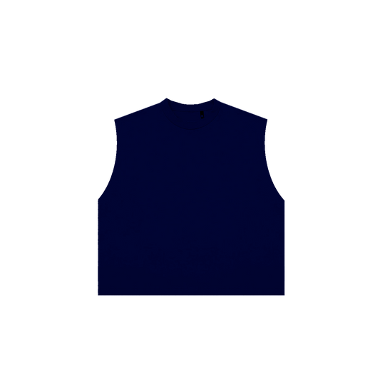 (PREORDER) RPX | CROPPED BOXY TANK - NAVY