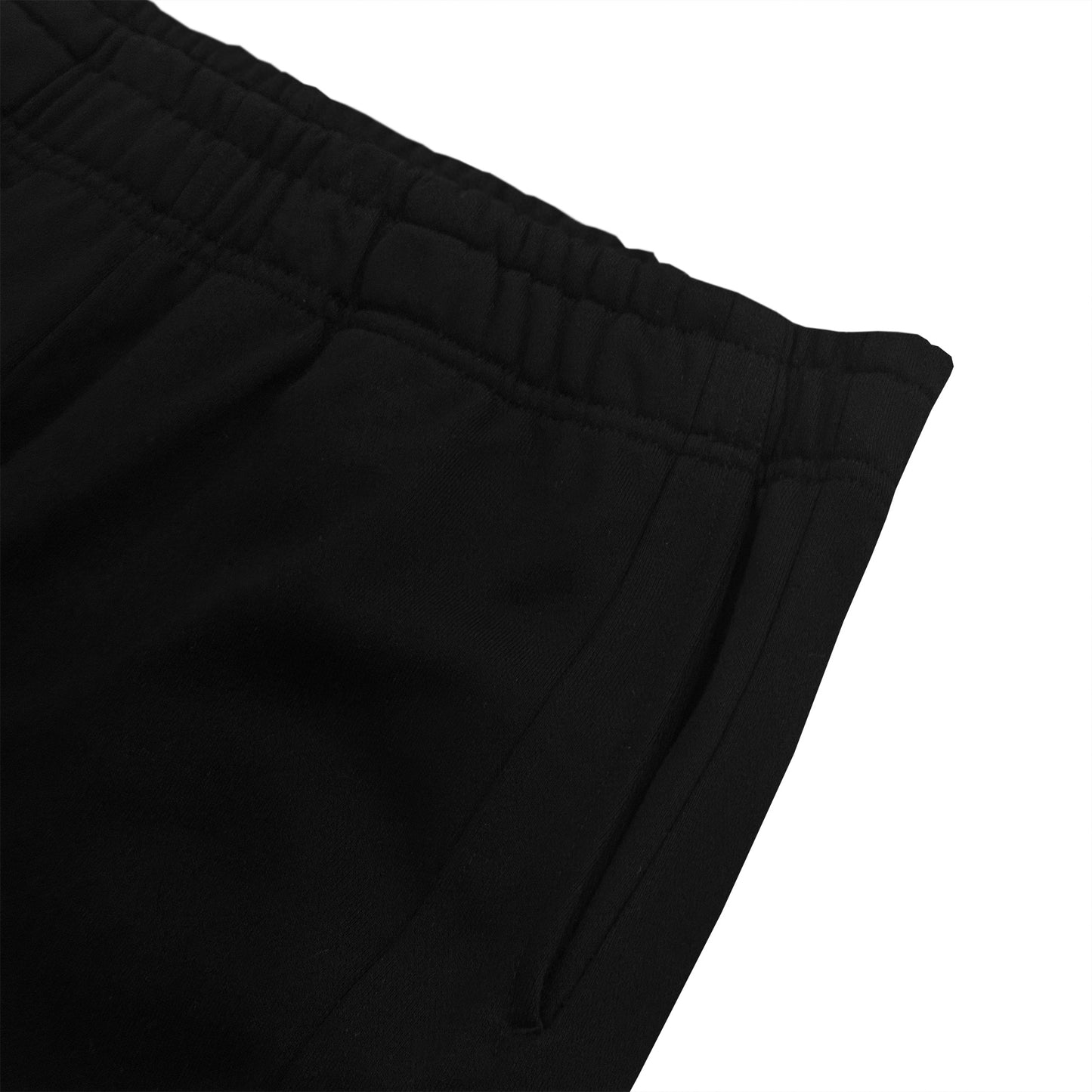 MADE IN ITALY | PLEATED STRAIGHT SWEATPANTS - BLACK [MIT-PS1]