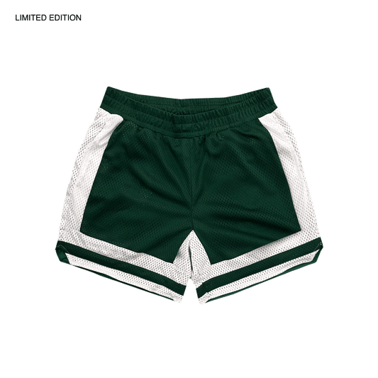 MADE IN ITALY | MESH SHORTS - DARK GREEN [MIT-M1S]