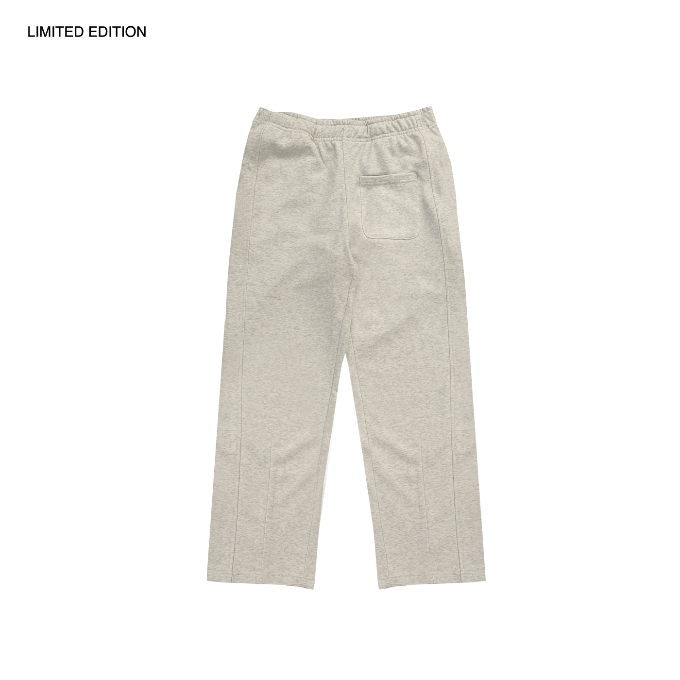 MADE IN ITALY | PLEATED STRAIGHT SWEATPANTS - ASH HEATHER [MIT-PS1]