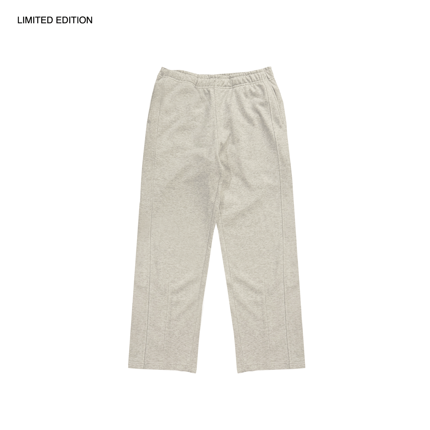 MADE IN ITALY | PLEATED STRAIGHT SWEATPANTS - ASH HEATHER [MIT-PS1]