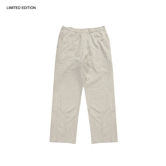 MADE IN ITALY | PLEATED STRAIGHT SWEATPANTS - ASH HEATHER [MIT-PS1]