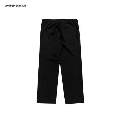 MADE IN ITALY | PLEATED STRAIGHT SWEATPANTS - BLACK [MIT-PS1]