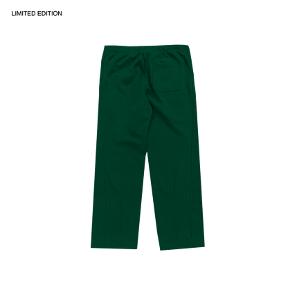 MADE IN ITALY | PLEATED STRAIGHT SWEATPANTS - DARK GREEN [MIT-PS1]