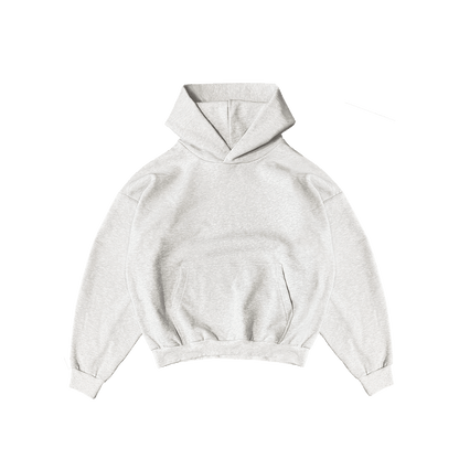 MADE IN ITALY | TIER-ONE PRIMEWEIGHT DESIGNER HOODIE - ASH HEATHER [T1PW]
