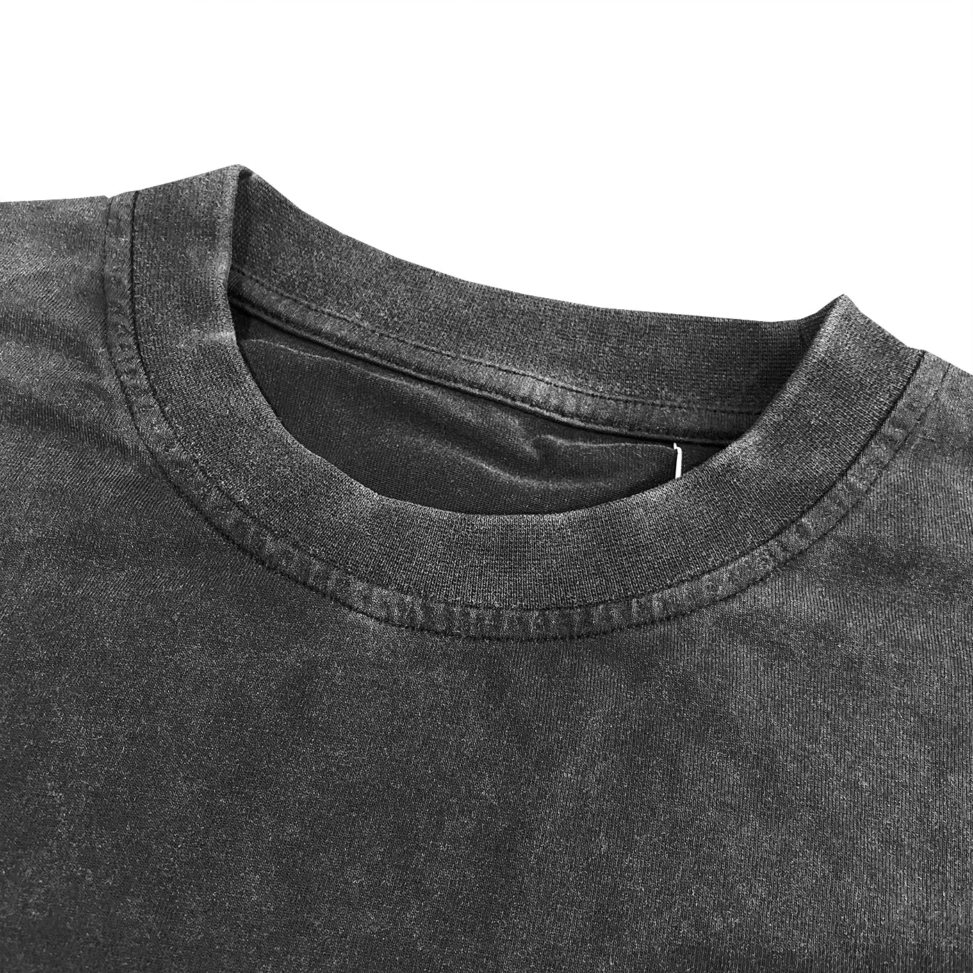 MENS CROPPED BOXY LUXURY TEE - VINTAGE [RP29V]