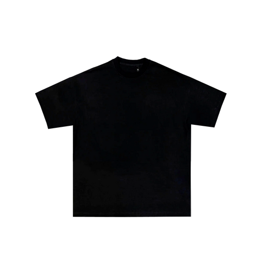 STANDARD FIT TEE - BLACK [RP001]